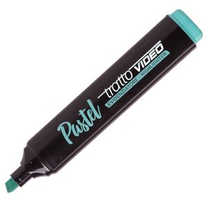 Evidenziatore Video Pastel - punta a scalpello - tratto da 1 - 5 mm - colori assortiti - Tratto - astuccio 4 pezzi - immagine 4