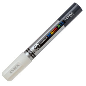 Marcatore a base d'acqua Graduate Mark All  - punta tonda 2mm - bianco - Lyra - immagine 2