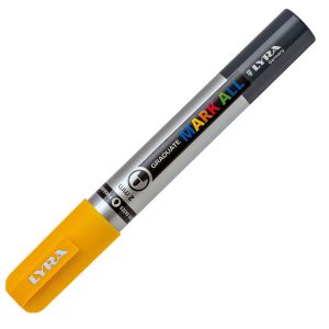 Marcatore a base d'acqua Graduate Mark All  - punta tonda 2mm - giallo - Lyra - immagine 2