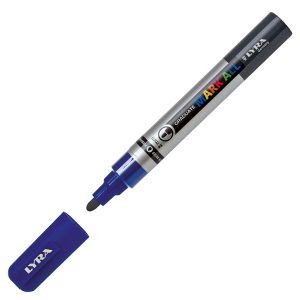 Marcatore a base d'acqua Graduate Mark All  - punta tonda 2mm - blu - Lyra - immagine 1