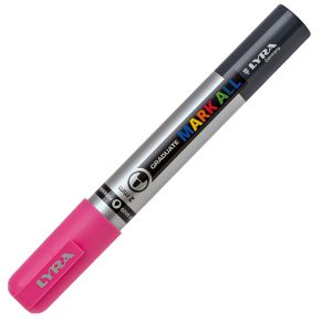Marcatore a base d'acqua Graduate Mark All  - punta tonda 2mm - rosa - Lyra - immagine 2
