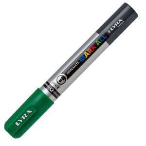 Marcatore a base d'acqua Graduate Mark All  - punta tonda 2mm - verde prato - Lyra - immagine 2