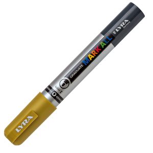 Marcatore a base d'acqua Graduate Mark All  - punta tonda 2mm - oro - Lyra - immagine 2