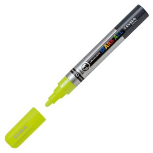 Marcatore a base d'acqua Graduate Mark All  - punta tonda 2mm - giallo fluo - Lyra - immagine 1