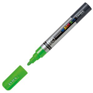 Marcatore a base d'acqua Graduate Mark All  - punta tonda 2mm - verde fluo - Lyra - immagine 1