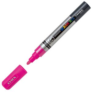 Marcatore a base d'acqua Graduate Mark All  - punta tonda 2mm - rosa fluo - Lyra - immagine 1