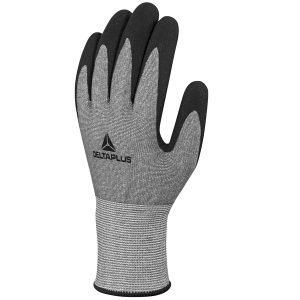 Guanti Venicut F Xtrem Cut - antitaglio - taglia 08 - grigio/nero - Deltaplus - immagine 2