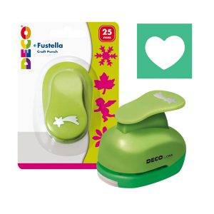 Fustella - motivo cuore - dim. sagoma 25 mm - Deco - immagine 1