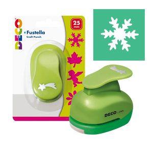 Fustella - motivo fiocco di neve - dim. sagoma 25 mm - CWR - immagine 1