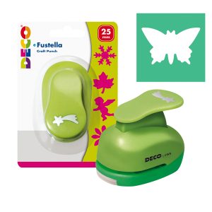 Fustella - motivo farfalla - dim. sagoma 25 mm - Deco - immagine 1