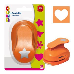 Fustella - motivo cuore - dim. sagoma 50 mm - Deco - immagine 1