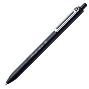 Penna a sfera a scatto iZee - punta 0,7 mm - nero - Pentel - immagine 1