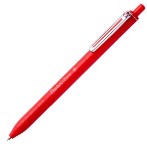 Penna a sfera a scatto iZee - punta 0,7 mm - rosso - Pentel - immagine 1
