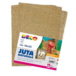 Juta naturale - 23 x 33 cm - Deco - conf. 6 pezzi - immagine 1