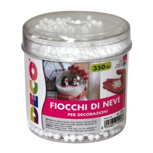 Palline di neve in polistirolo - Deco - barattolo 350 ml - immagine 1