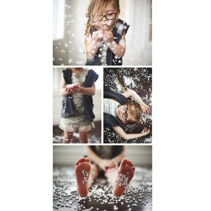 Palline di neve in polistirolo - Deco - barattolo 350 ml - immagine 2