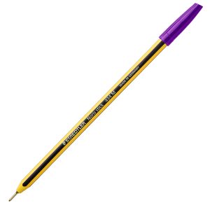 Penna a sfera Noris Stick - punta 1,0 mm - violetto - Staedtler - conf. 10 pezzi - immagine 1