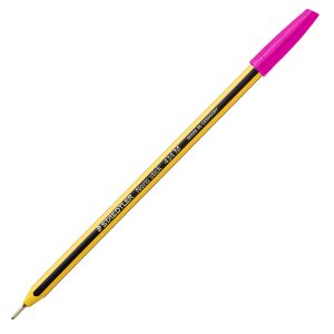 Penna a sfera Noris Stick - punta 1,0 mm - magenta - Staedtler - conf. 10 pezzi - immagine 1