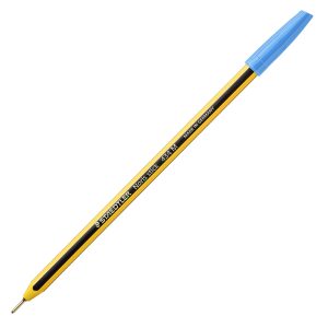 Penna a sfera Noris Stick - punta 1,0mm - azzurro chiaro - Staedtler - conf. 10 pezzi - immagine 1