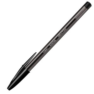 Penna a sfera con cappuccio Cristal Exact - punta 0,7 mm - nero - Bic - scatola 20 pezzi - immagine 3