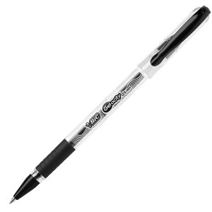 Penne a sfera con cappuccio Gelocity Stic - punta 0,5 mm - nero - Bic - scatola 30 pezzi - immagine 1