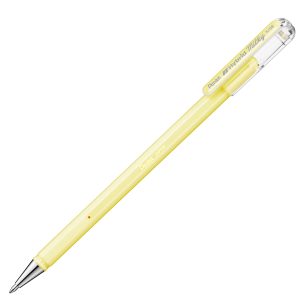 Roller gel Hybrid Milky - punta 0,8 mm - colori assortiti pastel - Pentel - astuccio 6 + 1 pezzi - immagine 4
