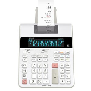 Calcolatrice scrivente FR-2650RC - 12 cifre - 31,3 x 19,5 x 6,47 cm - bianco - Casio - immagine 1