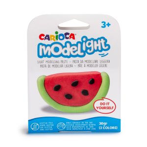 Pasta Model Light - 30 gr - tema frutta - Carioca - expo 16 pezzi - immagine 2