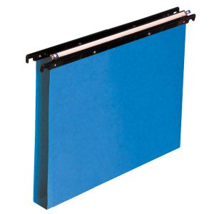 Cartella sospesa Cartesio PP - cassetto - PPL - interasse 39 cm - fondo U - 37 x 25 cm - blu - Bertesi - immagine 1