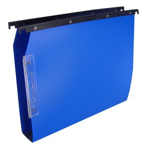Cartella sospesa Cartesio PP - armadio - PPL - interasse 33 cm - fondo U - 33 x  28 cm - blu - Bertesi - immagine 1