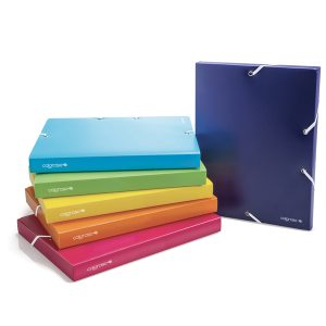 Cartella con elastico Colorosa - PPL - colori assortiti - dorso 30 mm - Ri.Plast - immagine 1