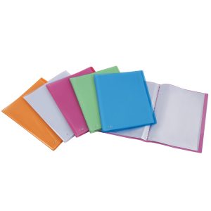 Portalistini a fogli fissi Lumina - 20 buste - 22x30cm - colori assortiti - Favorit - immagine 1