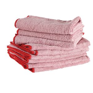 Panni microfibra Ultrega - 40 x 40 cm - rosso - Perfetto - pack 10 pezzi - immagine 3
