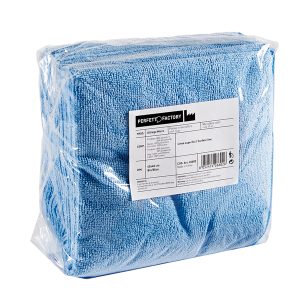 Panni microfibra Ultrega - 40 x 40 cm - azzurro - Perfetto - pack 10 pezzi - immagine 1