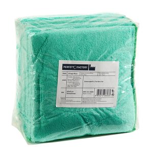 Panni microfibra Ultrega - 40 x 40 cm - verde - Perfetto - pack 10 pezzi - immagine 1