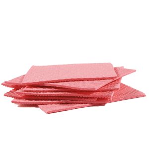 Pannospugna Aquos - 18 x 20 cm - rosso - Perfetto - pack 10 pezzi - immagine 1