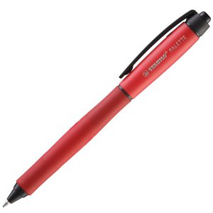 Roller gel a sfera a scatto Palette - rosso - Stabilo - immagine 1