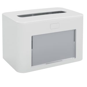 Dispenser personalizzabile - per tovaglioli interfogliati - bianco - Papernet - immagine 1