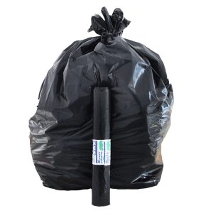 Sacchi - 70 x 110 cm - 110 L - 22 micron - nero - Rolsac - conf. 10 pezzi - immagine 1