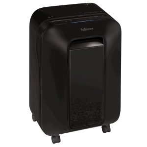Distruggidocumenti LX-201 - a microframmenti - nero - Fellowes - immagine 1