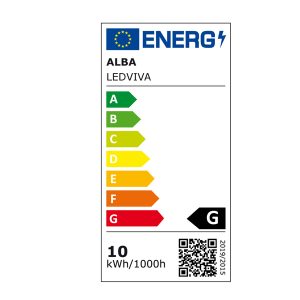 Lampada Viva - a led - 10 W - grigio antracite - Alba - immagine 1