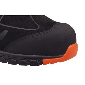 Calzatura di sicurezza Brooklyn S3 SRC - tomaia in pelle scamosciata - numero 43 - nero - Deltaplus - immagine 3