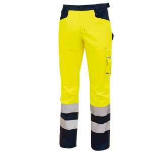 Pantalone invernale alta visibilità Beacon - giallo fluo - taglia XL - U-Power - immagine 1