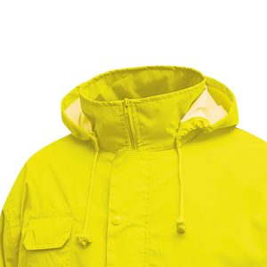 Completo antipioggia alta visibilità Cover - taglia L - giallo fluo - U-Power - immagine 3