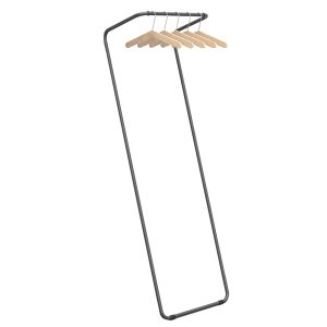 Stand appendiabiti Wall - 52 x 32 x 157 cm - Alba - immagine 1