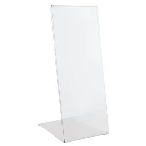 Portadepliant con base a L - 1/3 A4 - 10 x 21 cm - Lebez - immagine 1