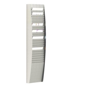Portadepliant wall organizers - a 25 tasche A4 verticali - 27,3 x 12,9 x 112 cm - Paperflow - immagine 1