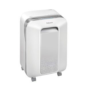 Distruggidocumenti LX-201 - a microframmenti - bianco - Fellowes - immagine 1