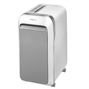 Distruggidocumenti LX-221 - a microframmenti - bianco - Fellowes - immagine 1