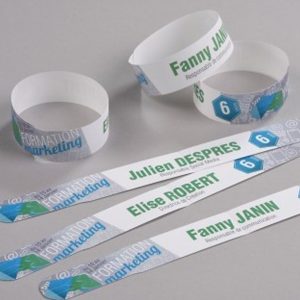 Braccialetti identificativi stampabili - bianco - 5 fogli - 10 et/fg - A4 - Avery - immagine 3